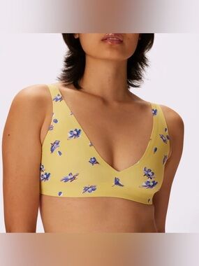 Parade Floral Support Lift Plunge Bralette Large